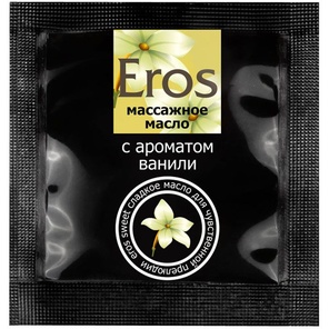  Саше массажного масла Eros sweet c ароматом ванили 4 гр 