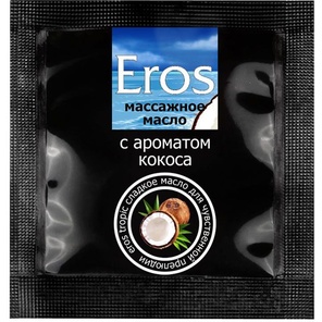  Саше массажного масла Eros tropic с ароматом кокоса 4 гр 