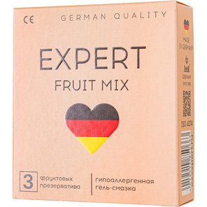  Ароматизированные презервативы EXPERT Fruit Mix 3 шт 