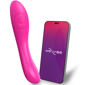  Розовый изогнутый вибромассажер We-Vibe Rave 2 21,7 см 