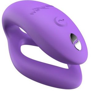  Фиолетовый вибратор для пар We-Vibe Sync O 
