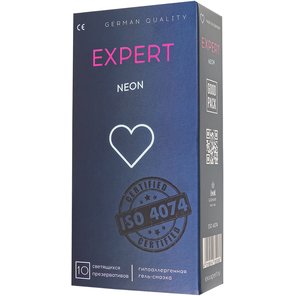  Светящиеся в темноте презервативы EXPERT Neon 10 шт 