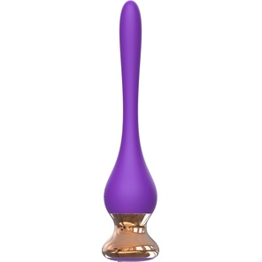  Фиолетовый вибромассажер Nipple Vibrator 14,5 см 