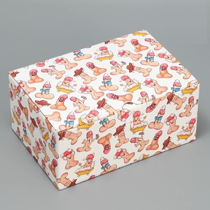  Сборная подарочная коробка «Веселые джентельмены» 22 х 15 х 10 см 