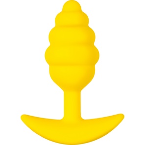  Желтая анальная втулка Vikki 9 см 