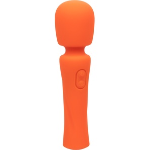  Оранжевый вибромассажер Stella Liquid Silicone Mini Massager 14,5 см 