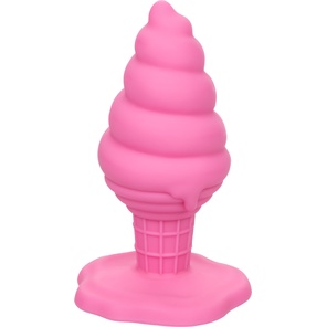  Розовая анальная пробка в виде мороженого Yum Bum Ice Cream Cone Butt Plug 9,5 см 