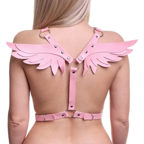  Розовая портупея «Оки-Чпоки» с крыльями 