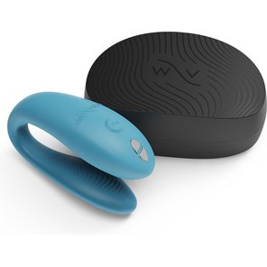  Бирюзовый вибромассажер для пар We-Vibe Sync Go 