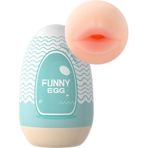  Мастурбатор-ротик Funny Egg 