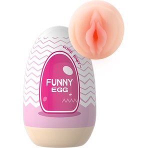  Мастурбатор-яйцо Funny Egg с входом-вагиной 