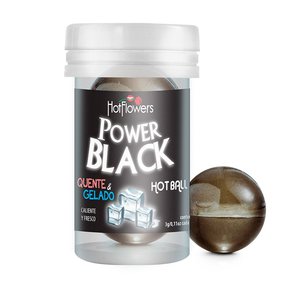  Интимный гель Power Black Hot Ball с охлаждающе-разогревающим эффектом (2 шарика по 3 гр.) 