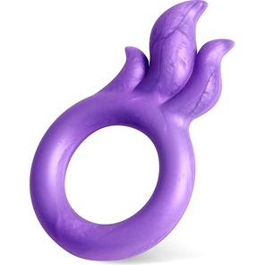  Фиолетовое эрекционное кольцо с язычками пламени 
