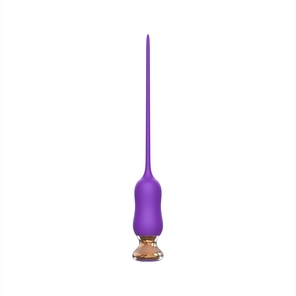  Фиолетовый тонкий стимулятор Nipple Vibrator 23 см 