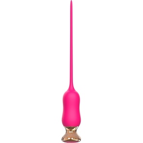  Розовый тонкий стимулятор Nipple Vibrator 23 см 
