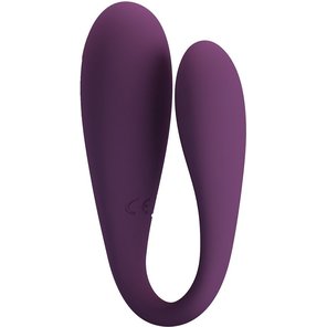  Фиолетовый вибратор для двоих August 