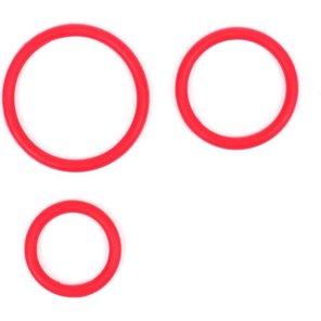  Набор из 3 красных эрекционных колец «Оки-Чпоки» 