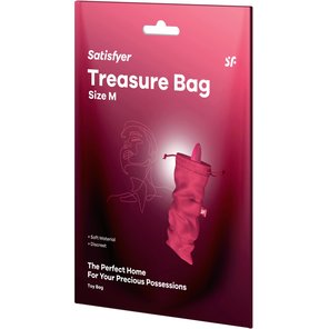  Розовый мешочек для хранения игрушек Treasure Bag M 