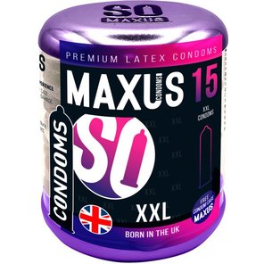  Презервативы Maxus XXL увеличенного размера 15 шт 