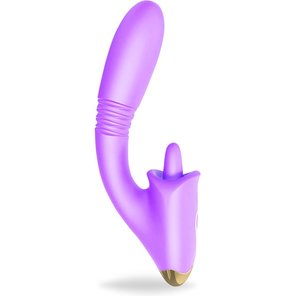  Фиолетовый вибромассажер Condice 20,3 см 