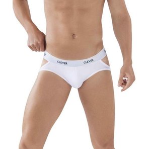  Белые мужские трусы-джоки Venture Jockstrap 