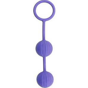  Фиолетовые вагинальные шарики с петелькой для извлечения 