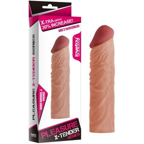  Насадка-фаллоимитатор Super-Realistic Penis 19,5 см 