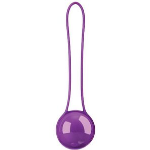  Фиолетовый вагинальный шарик Pleasure Ball Deluxe 