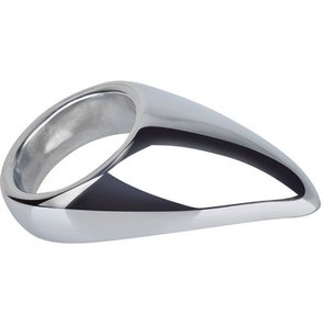  Эрекционное кольцо с металлическим языком Teadrop (размер L) 