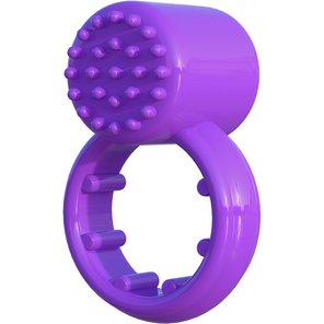  Фиолетовое эрекционное кольцо с вибрацией Sensual Touch Love Ring 