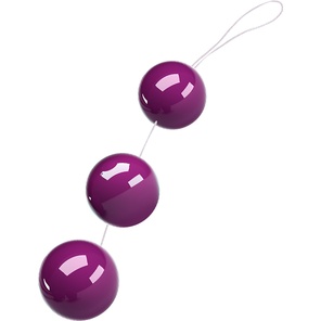  Фиолетовые вагинальные шарики на веревочке 