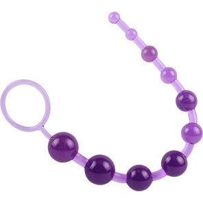  Фиолетовая анальная цепочка Sassy Anal Beads 26,7 см 