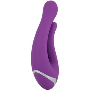 Фиолетовый перезаряжаемый вибратор Javida Double Vibe 
