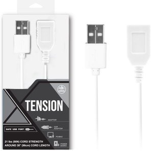  Белый удлинитель USB-провода 100 см 