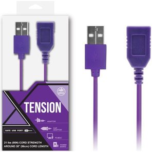  Фиолетовый удлинитель USB-провода 100 см 