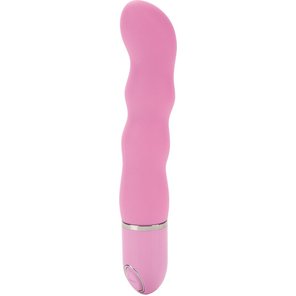  Розовый гнущийся вибромассажер 10-Function Silicone Pleasure Bendie Wavy G s 17,75 см 