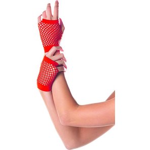  Короткие перчатки Fishnet Gloves 