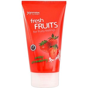  Гель-лубрикант на водной основе с ароматом клубники FreshFRUITS Сrazy Strawberry 150 мл 