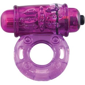  Фиолетовое эрекционное виброкольцо OWOW PURPLE 