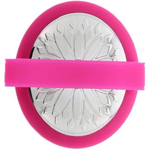  Розовая перезаряжаемая виброщёточка для клиторальной стимуляции MONA PINK 