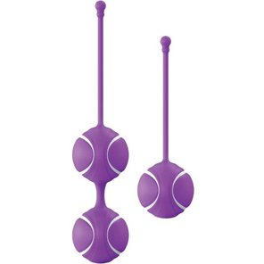  Набор фиолетовых вагинальных шариков O-balls Set 