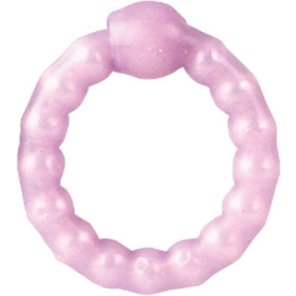  Фиолетовое эрекционное кольцо Pearl Beaded 