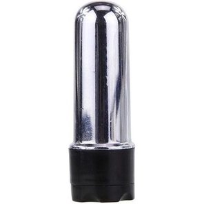 Серебристый мини-вибратор Ring 5,5 см 