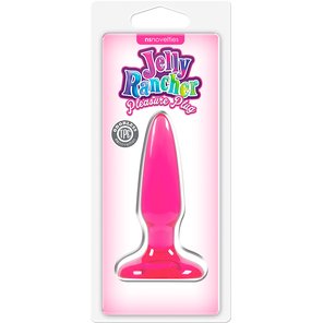  Розовая анальная мини-пробка Jelly Rancher Pleasure Plug Mini 8,1 см 