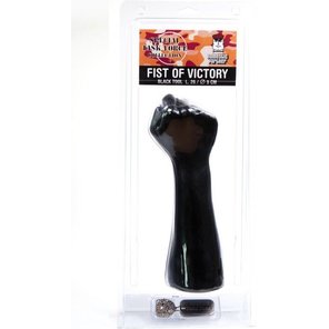  Стимулятор для фистинга Fist of Victory Black в виде руки с кулаком 26 см 