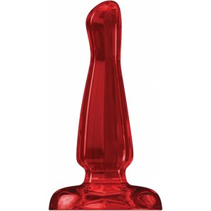  Красный анальный стимулятор Bottom Line 4 Model 3 Acrylic Red 10,5 см 
