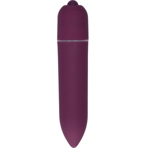  Фиолетовая удлинённая вибропуля Power Bullet Purple 8,3 см 