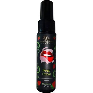  Спрей для горла Deep Throat с десенсибилизирующим эффектом и вкусом клубники 50 мл 