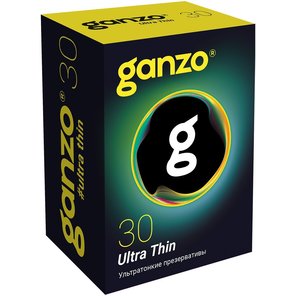  Супертонкие презервативы Ganzo Ultra thin 30 шт 