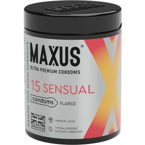  Анатомические презервативы MAXUS Sensual 15 шт 